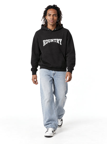 Kountry Arch Core Hoodie — Onyx Black