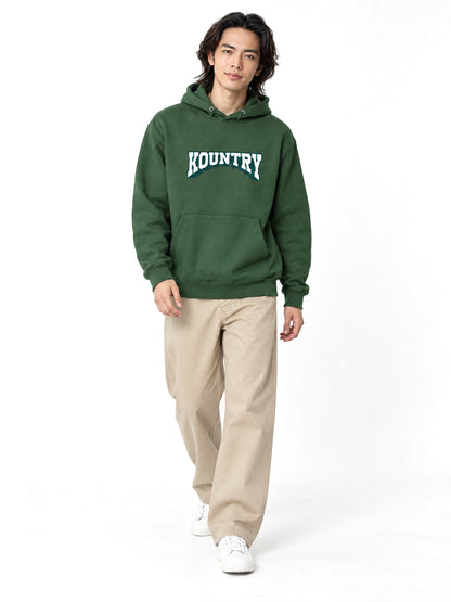 Kountry Arch Core Hoodie — Atlas Green